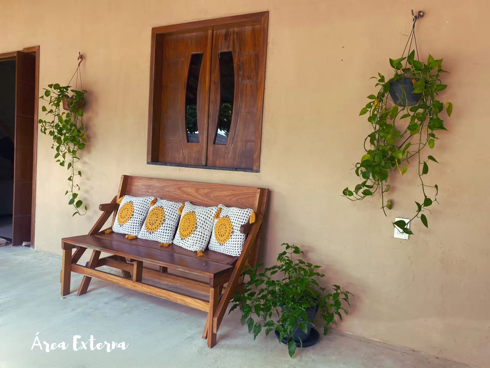 Varanda de descanso, casa em Jericoacoara