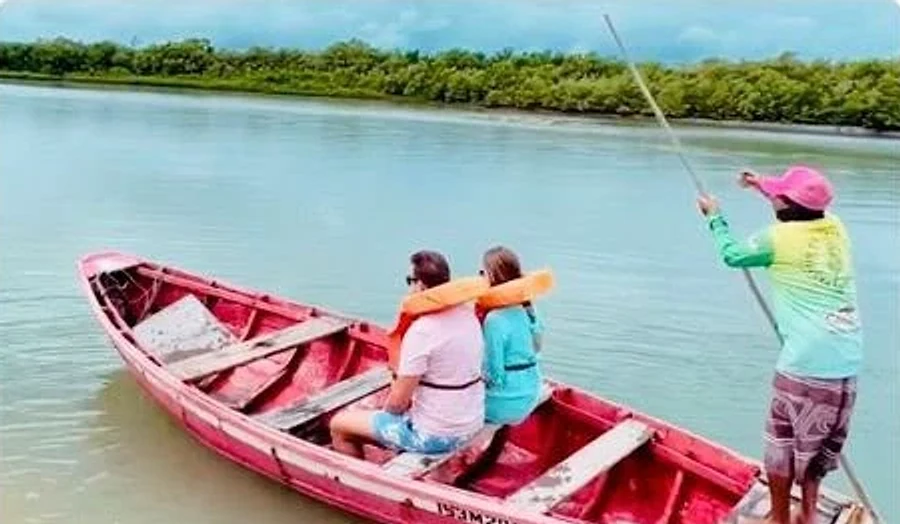 Passeio de barco (Cavalo Marinho), casa em Jericoacoara
